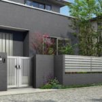 エクステリアをシンプルに演出