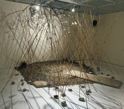 作庭家のアートインスタレーション【誌面連動動画】