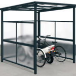 側面パネル付きのコンパクトな駐輪場 サイクルポート「スマイリンⅡ」発売／三協アルミ