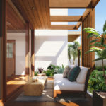 建物と一体感のあるファサードやテラスの屋根空間をつくる「リレーリア ルーフフレーム」発売／YKK AP